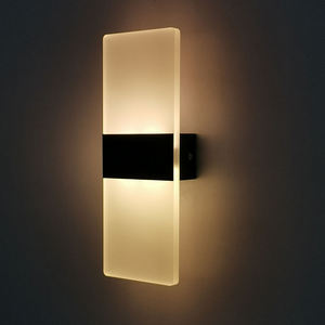 Applique <span class=keywords><strong>murale</strong></span> LED en acrylique, design touches <span class=keywords><strong>de</strong></span> piano, pour salon, <span class=keywords><strong>salle</strong></span> <span class=keywords><strong>de</strong></span> <span class=keywords><strong>bain</strong></span>, chambre à coucher, <span class=keywords><strong>luminaire</strong></span>, veilleuse - Product Image 2
