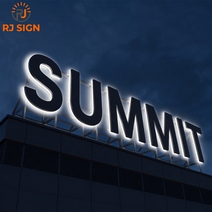 Custom LED Sign Fast Delivery OEM Factory Direct Stainless Steel Acrylic Backlit Channel <strong>Letters</strong> Illuminated for Business Wall - Product Image 1