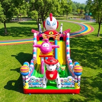 Toboggan gonflable géant de qualité supérieure pour l'extérieur, capacité de 1200 kg, pour parc aquatique et camp d'été, activité ludique pour enfants