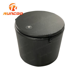 Baignoire portable extérieure <span class=keywords><strong>spa</strong></span> avec logo personnalisé seau <span class=keywords><strong>gonflable</strong></span> rond en PVC pour bain de glace avec couvercle pour thérapie par le froid - Product Image 1