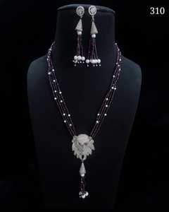 Latest Designer Gold Plated Beaded Necklace Collection for Girls and Women <b>Indian</b> Factory's Party Wear <b>Jewelry</b> <b>Set</b> - Product Image 2