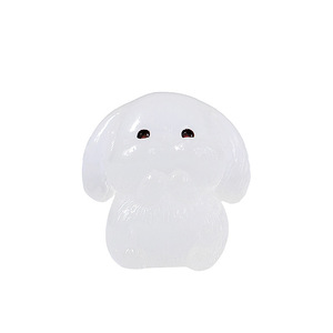 Figurines d'animaux lapin mignon lumineux pour micro-paysage, accessoires de décoration paysagère de <span class=keywords><strong>jardin</strong></span>, petite décoration de bureau de voiture - Product Image 1