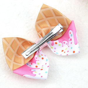 Pinza <span class=keywords><strong>de</strong></span> <span class=keywords><strong>pelo</strong></span> con lazo <span class=keywords><strong>de</strong></span> helado CN, cinta <span class=keywords><strong>de</strong></span> postre colorida con pinza <span class=keywords><strong>de</strong></span> cocodrilo, accesorios para el cabello <span class=keywords><strong>de</strong></span> verano dulce para niñas - Product Image 3