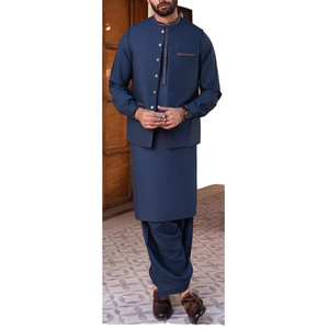 Fashionista International 2026 Nouveau Costume Shalwar Kameez pour Homme en Coton Réversible de Haute Qualité, Imprimé Numérique, Ethnique, Décontracté, Indien - Product Image 1