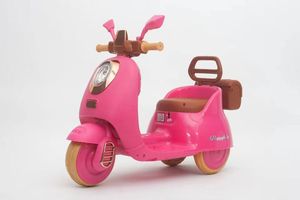 Voiture à pédales électrique pour enfants, vente en gros Chine, jouet rechargeable pour 2-8 ans, vélo à 3 roues avec fonction pousser à l'avant - Product Image 4