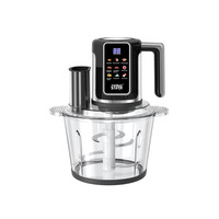 Robot culinaire pour hacher la viande, écraser la glace, préparer des purées de fruits et de pommes de terre, trancher, râper et peler l'ail