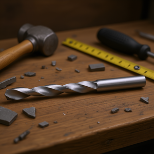 Fervi Helical Cylindrical <b>Drill</b> <b>Bit</b> For Metal Wood Plastic Drilling - Product Image 3