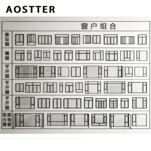 Ventana Corredera <span class=keywords><strong>de</strong></span> Aluminio AOSTTER Premier Hospitality Center con Acristalamiento Esmerilado para Privacidad y Rodillos Superiores <span class=keywords><strong>de</strong></span> Acero Inoxidable - Product Image 2