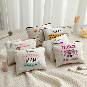Sac de maquillage personnalisé avec motif « I Am the Best Atsem in the World <span class=keywords><strong>France</strong></span> », sac de rangement de <span class=keywords><strong>voyage</strong></span> pour articles de toilette - Product Image 1