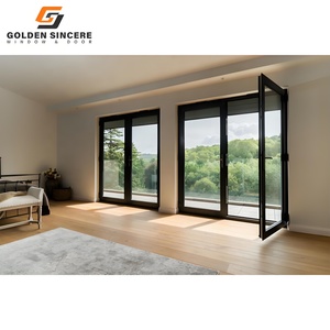 Porte en verre et aluminium au design moderne GS pour entrée extérieure de villa avec cadre en aluminium - Product Image 6