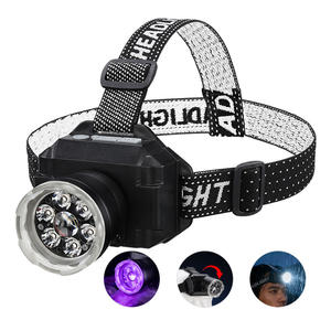 Lampe frontale rechargeable par USB Ultraviolet Blacklight 395nm UV Noir Lumière Blanc Lampe frontale LED <span class=keywords><strong>Punaise</strong></span> <span class=keywords><strong>de</strong></span> <span class=keywords><strong>lit</strong></span> Tache sèche Scorpion Phare - Product Image 6