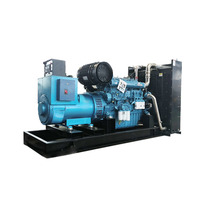 Groupe électrogène diesel de chantier à refroidissement par eau, type ouvert, 10 kVA, 20 kVA, 30 kVA, 40 kVA, triphasé 220 V, avec moteur