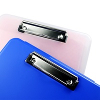 Classeur en plastique A4 multi couleurs de bonne qualité Presse-papiers PP pliable Office & Sschool avec boîte de rangement