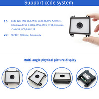 Module de lecteur de codes-barres à déclenchement automatique EMT8720D avec interface USB TTL pour machine en libre-service