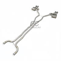 Échappement Valvetronic en acier inoxydable 304 pour Chevrolet Camaro 3.6L 6.2L, silencieux arrière avec embouts quadruples, montage 100% Bolt-on