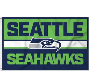 Bandera Personalizada de los Seattle Seahawks y la Bandera del Reino Unido de 3x5 Pies, Bandera Grande para Jardín, Patio, Hogar, Decoración Exterior, Resistente a la Decoloración - Product Image 4