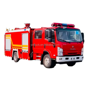 1suzu mới DIESEL 3.2 tấn chữa cháy Xe Tải Điều khiển từ xa pháo nước áp lực cao 3001-5000l xe tăng 40-65m Chiều cao làm việc tối đa - Product Image 1