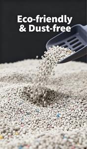 ทรายแมวแบรนด์ Benjie รับผลิตจำนวนมาก ขายส่ง OEM เป็นมิตรกับสิ่งแวดล้อม ปราศจากฝุ่น สีตามสั่ง รูปทรงตามสั่ง ได้รับการรับรองมาตรฐาน ISO9001/BSCI/MSDS - Product Image 4