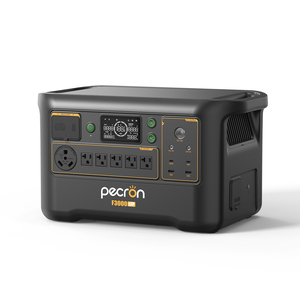 สถานีพลังงานแสงอาทิตย์แบบพกพา PECRON F3000LFP 3600W 3072Wh คลื่นไซน์บริสุทธิ์ 110V/220V ปลั๊ก EU/US สำหรับตั้งแคมป์กลางแจ้ง - Product Image 2