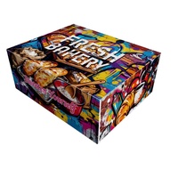 Boîte en carton personnalisée pour emballage alimentaire, boîte à biscuits, boîte à chocolat, boîte à emporter pour aliments, boîte à beignets, boîte à gâteaux, boîte pliante pour envoi postal