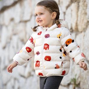 Hiver bébé unisexe mode cartoon ultra léger manteau de duvet enfants 90% blanc duvet de canard rembourré veste enfants - Product Image 2