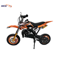 Motocicleta de Bolsillo MCG para Niños, 49cc, Eléctrica, Motor de 500W, Velocidad Máxima de 40-60km/h, Neumáticos Resistentes, Suspensión Delantera/Trasera