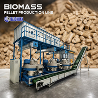 Fully Automatic Industrial Forestry Timber Wood Biomass Pellet Making Line