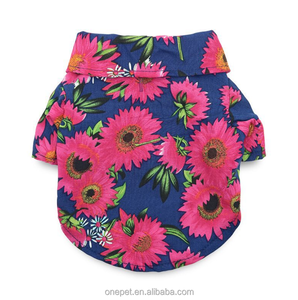 Fournisseur d'articles pour animaux de compagnie, vêtements pour chats et chiens, chemise pour bichon frisé, poméranien, chat à poil court britannique, chemise d'été à imprimé tendance pour chiens - Product Image 6