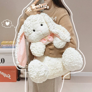 Teddy <b>Bear</b> Plush Toy, <b>Cute</b> Rabbit Stuffed Animal with Long Ears, Apron Teddy <b>Bear</b> Doll, Dog Toy, Festival Gift - Product Image 2