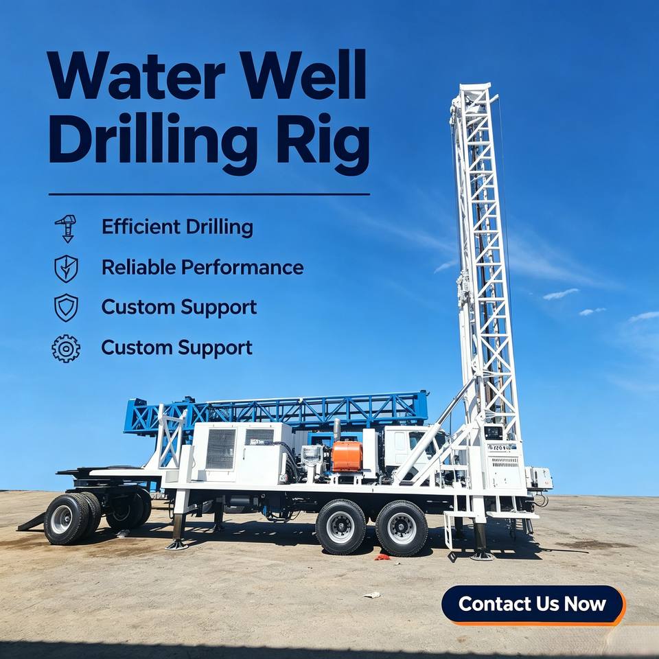 Tevc Rig TEC-800J Diesel Mobile Water Well Drilling Rig with Core Components ...