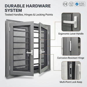 Finestre e Porte in Alluminio per Case, Grande Lucernario Scorrevole con Vetro Blindato, Tettoia in Alluminio a Doppio Vetro - Product Image 2