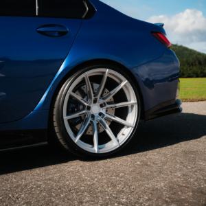 คุณภาพที่เหนือกว่า17-22ขอบรถอลูมิเนียมอัลลอยสีเทาออกแบบ5X112 5X114.3 5X120 5x130_Forged_Wheels_Brushed_D - Product Image 4