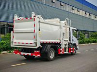 Camion compacteur de déchets alimentaires Duolika à énergie nouvelle, capacité de 8 tonnes, destiné aux exportations