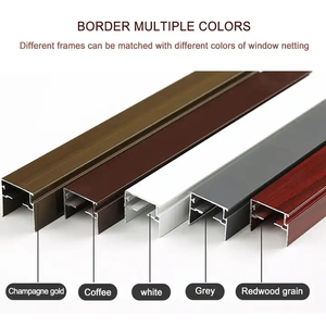 Pleated <strong>Screen</strong> Mesh <strong>Door</strong> Window Mosquito Bug <strong>Screen</strong> Sliding Retractable Trackless <strong>Screen</strong> <strong>Door</strong> With Aluminum Frame - Product Image 5
