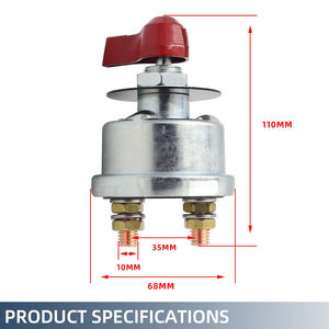 Interruptor de Desconexión de Batería Principal de Alta Corriente de 150A, Interruptor de Aislamiento de Energía de Batería Principal de 200A para Automóviles, Vehículos Recreativos - Product Image 3