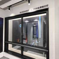 Sistema de Ventanas Corredizas de Aluminio NFRC con Vidrio Hermético y Ahorro de Energía, Resistentes a Tormentas