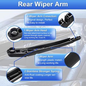 Buick Encore 2012-2020 & Chevrolet Trax tergicristalli 2020 2013 in gomma naturale <span class=keywords><strong>tergicristallo</strong></span> <span class=keywords><strong>lunotto</strong></span> per la sostituzione della lama del braccio - Product Image 4