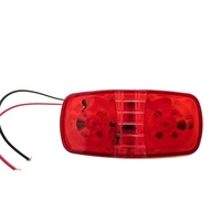OEM Véhicule Voiture Camion Remorque Feu arrière Cadre en plastique 10-30v 12 LED Rouge Ambre Feu latéral