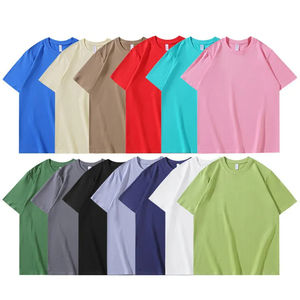 T-shirt personnalisé vierge décontracté sérigraphie 3D bouffée 100% coton T-shirt lavé à l'acide pour hommes - Product Image 1