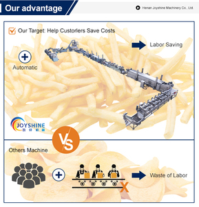 Joyshine 2025 công nghiệp hoàn toàn tự động khoai tây chiên dây chuyền sản xuất khoai tây chiên & khoai tây chiên & sắn Chip Máy làm - Product Image 3