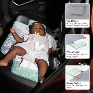 Free sample Wholesale Competitive Price <b>Waterproof</b> Custom Travel Changing Mat Portable Diaper Changing <b>Pad</b> for Baby - Product Image 5