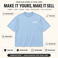 T-shirt décontracté pour homme avec logo personnalisé, coupe carrée, en jersey CVC, épaules tombantes, manches courtes, respirant, anti-boulochage, col rond, effet soie