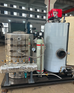 Chaudière à vapeur à tube d'eau industrielle verticale basse pression, machine automatique à gaz naturel, acier au carbone, <span class=keywords><strong>condensation</strong></span> de boissons - Product Image 2