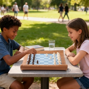 Cá nhân làm bằng tay cao cấp chuyên nghiệp PU da du lịch thân thiện Roll-up trò chơi cờ vua với túi lưu trữ - Product Image 6