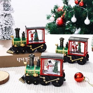 Nouveauté 2025 : Décorations de Noël, Cadeaux et Articles d'Artisanat – Lumières de Noël LED en Plastique, Petit Train, Boule de Neige, Lumières Aquatiques pour la Décoration Intérieure - Product Image 2