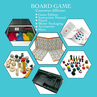Juegos de Mesa de Cartón Ecológicos Personalizados con Diseño Único para Fiestas Familiares y Entretenimiento Estratégico