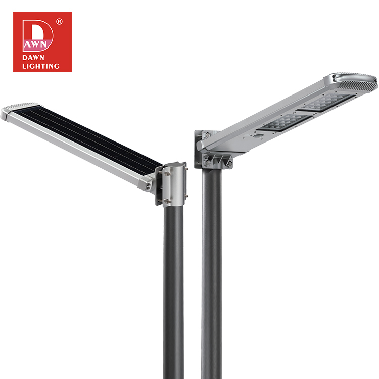 Farola led solar integrada todo en uno impermeable ip65 smd 10W 20w 30w 50w 80w para exteriores