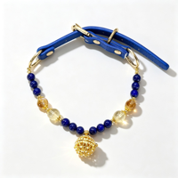 Nouveau design léger pour animaux de compagnie : Collier ajustable en cristal étincelant et pierres précieuses, accessoire de mode pour chats et chiens au quotidien