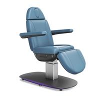 Rockstar Mobilier de salon Chaise faciale de beauté réglable électrique Lit de massage de salon Table cosmétique avec accoudoir nivelé amovible