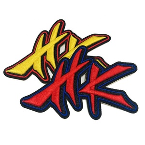 Báo Chí Nhiệt Thêu Tên Logo Nhãn Tùy Chỉnh Sắt Trên Ủng Hộ Thêu Vải Phù Hiệu Các Bản Vá Lỗi - Product Image 4